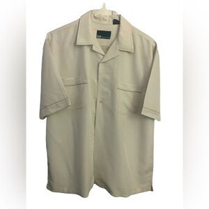 Hobie Beige Button Up Shirt GUC L